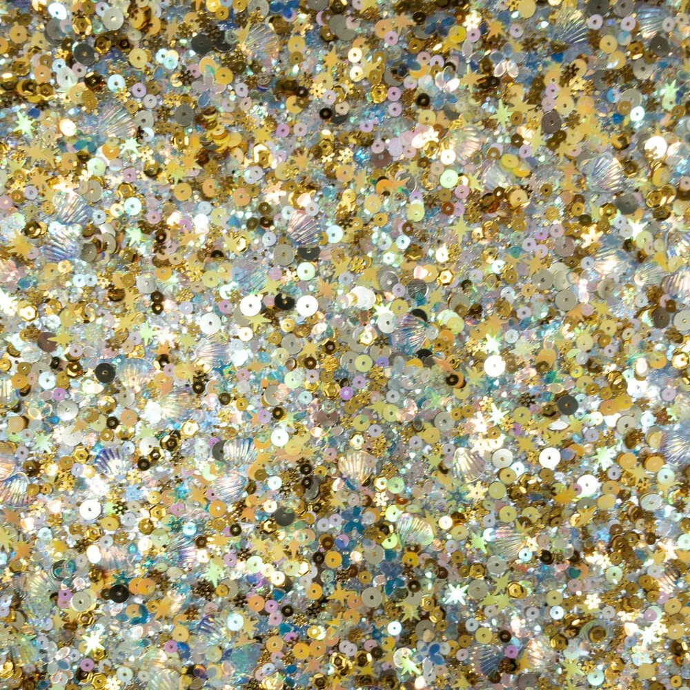 Display Photo Mat - Gold Shells