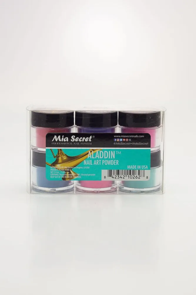Mia Secret - Nail Art Powder - Aladdin - 6 count