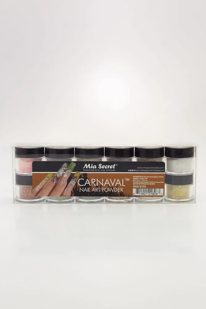 Mia Secret - Nail Art Powder - Carnaval - 12 count