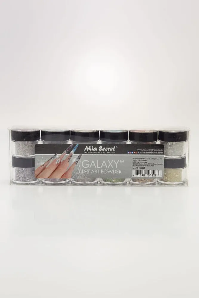 Mia Secret - Nail Art Powder - Galaxy - 12 count
