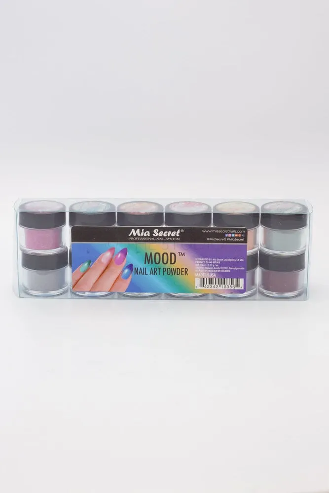Mia Secret - Nail Art Powder - Mood - 12 count