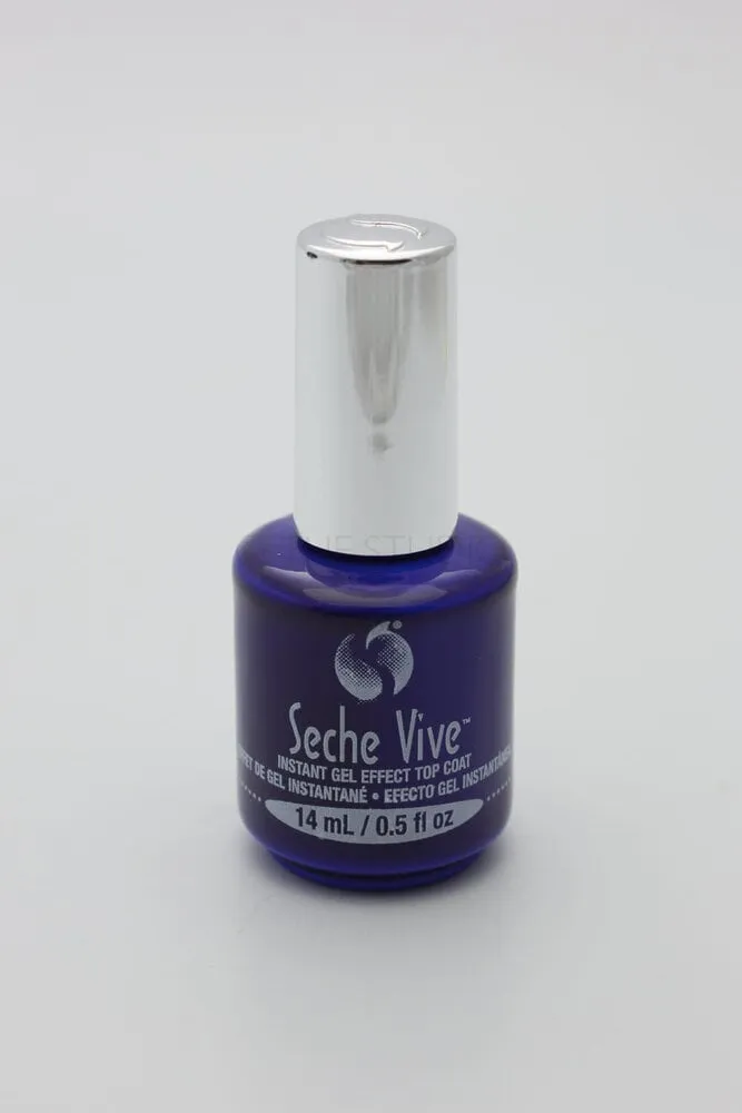 Seche Vive - Lacquer - (Blue) Gel Effect Top Coat - 0.5 oz