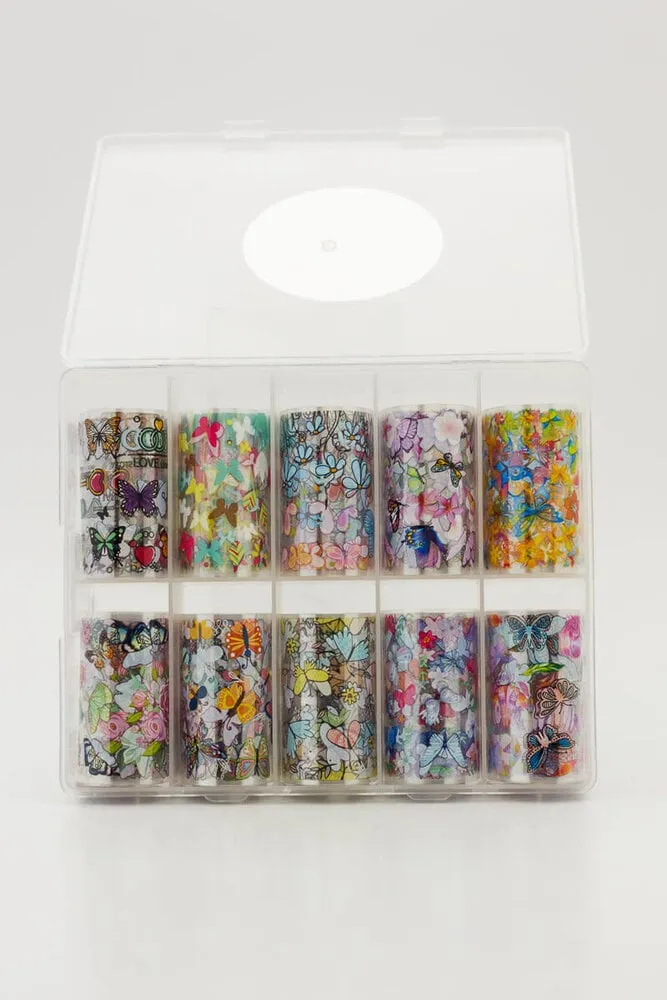 The Studio - Transfer Foil Pack #07 - Floral Butterflies