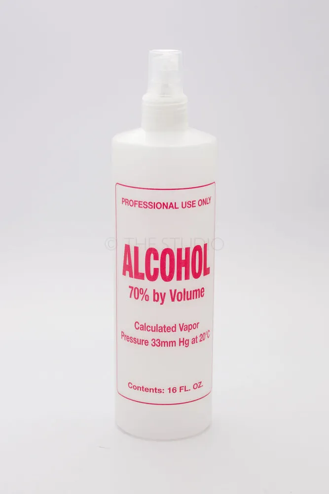 Alcohol - Plastic Pump Bottle - 16 oz