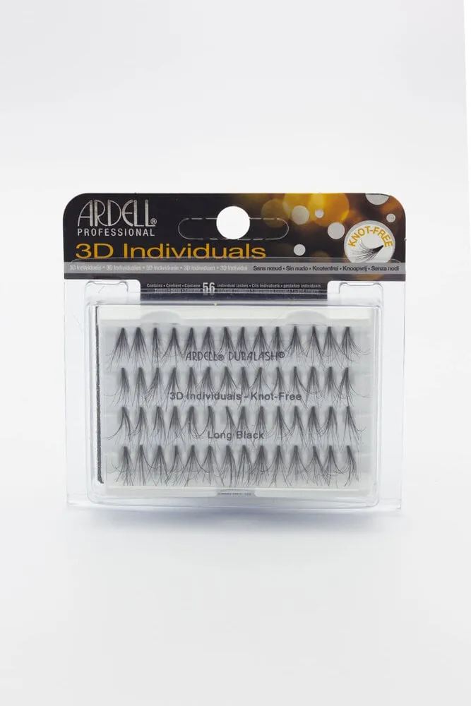 Ardell - 3D Individuals - Knot-Free - Long Black