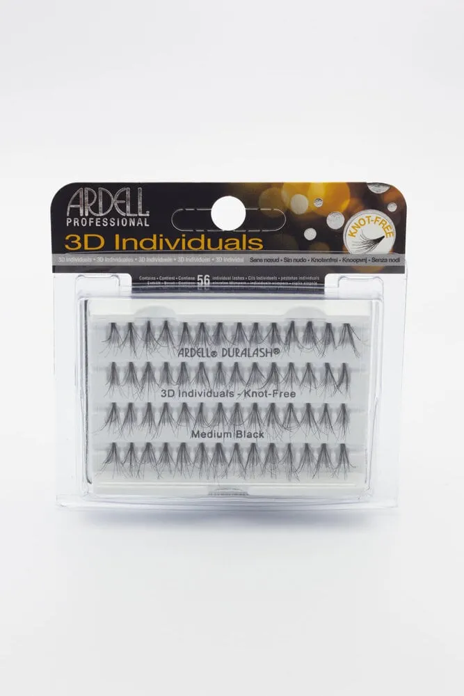 Ardell - 3D Individuals - Knot-Free - Medium Black