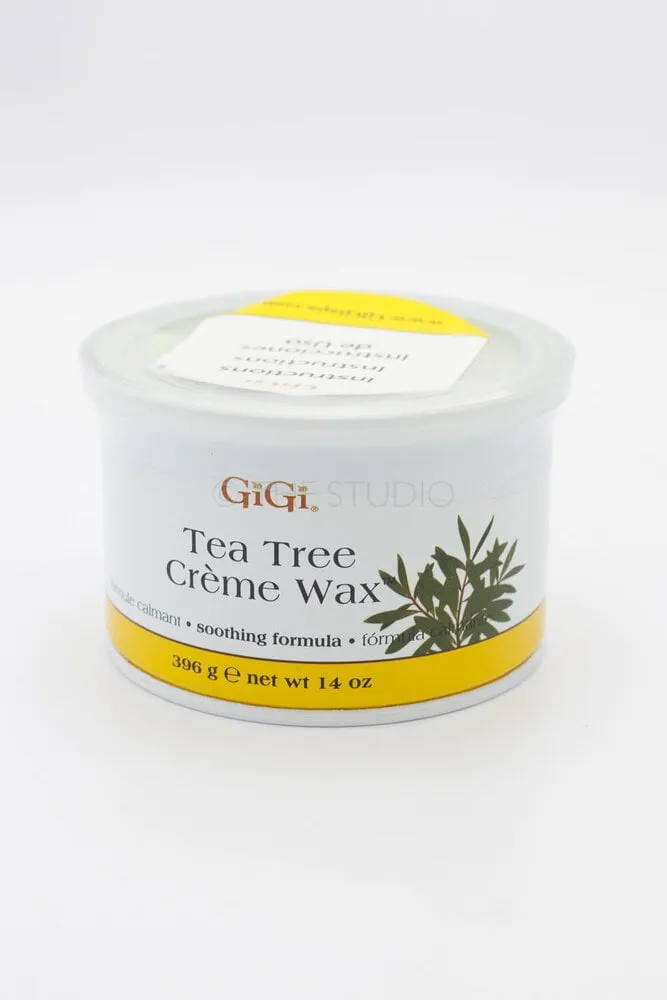 GiGi - Wax Jar - Tea Tree Creme Wax - 14 oz