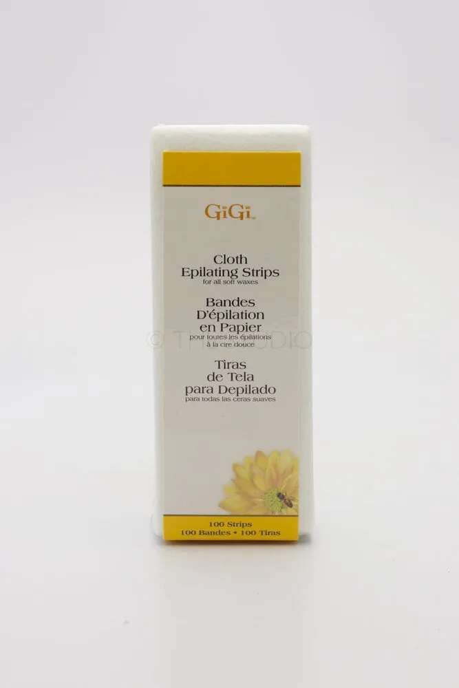 GiGi - Cloth Epilating Strips - Small 1.75" x 4.5" - 100 count