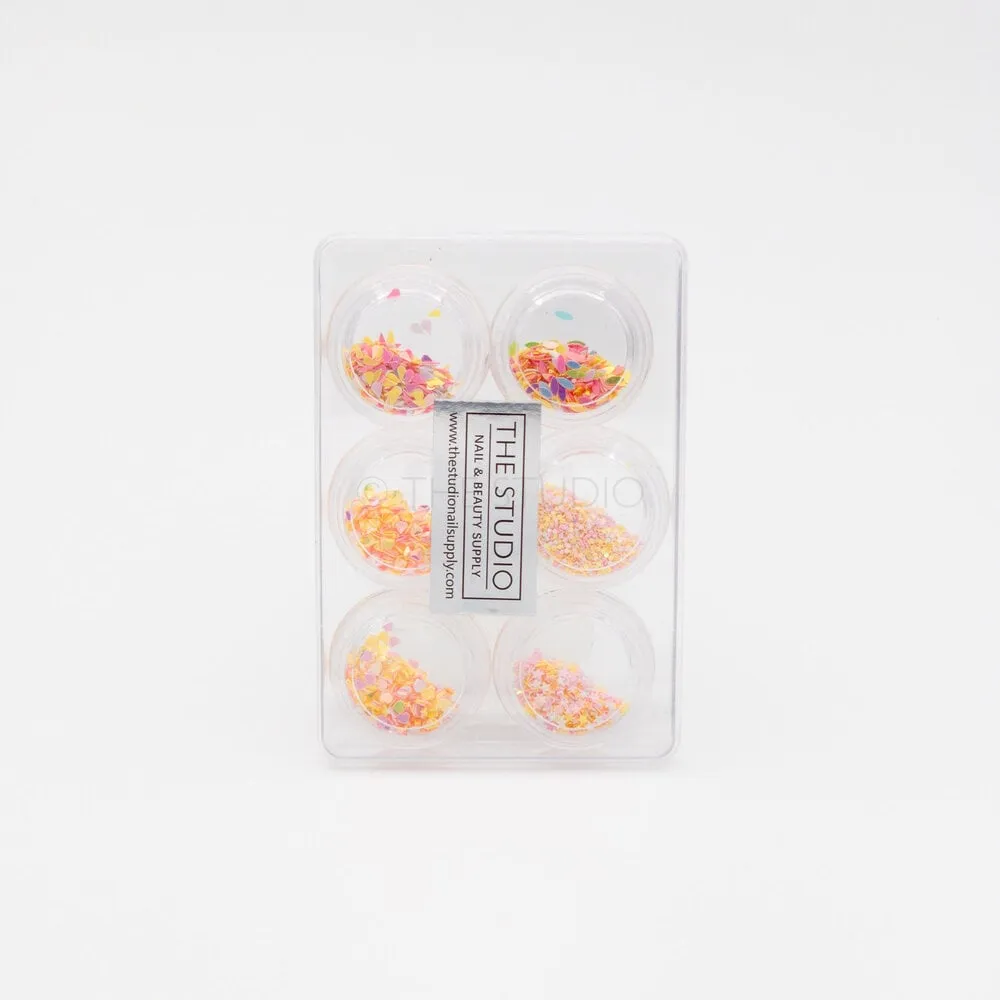 The Studio - Art Pack #126 - Assorted Confetti - 6 pcs