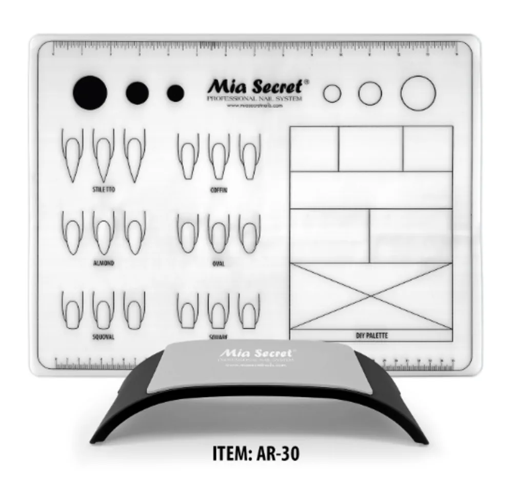 Mia Secret - Hand Arm Rest w/ Silicon Mat - Black