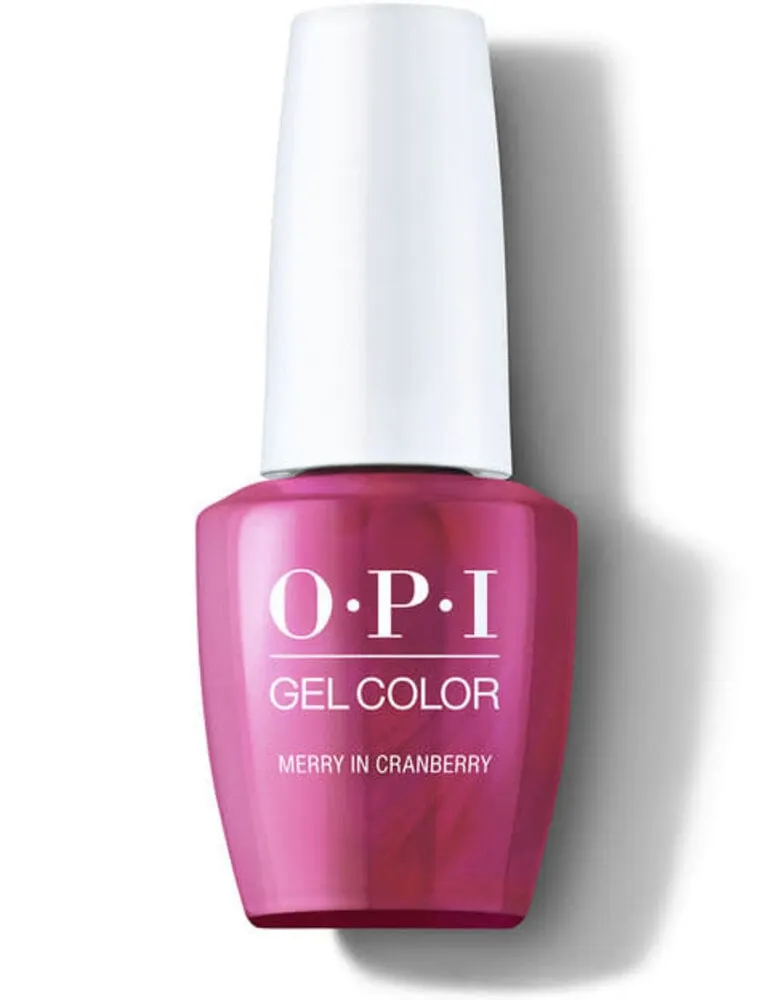 OPI - M07 - Gel - Merry in Cranberry