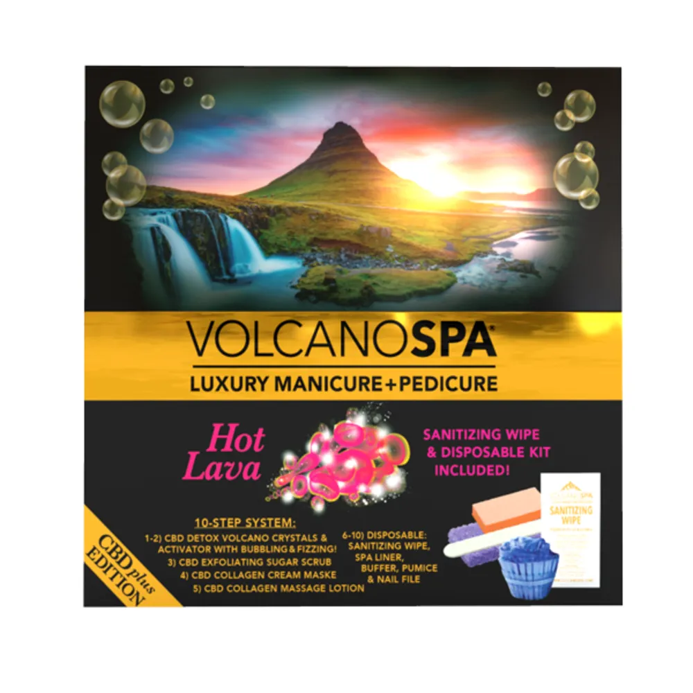 Volcano Spa - Pedi Box CBD - Hot Lava 1 ct