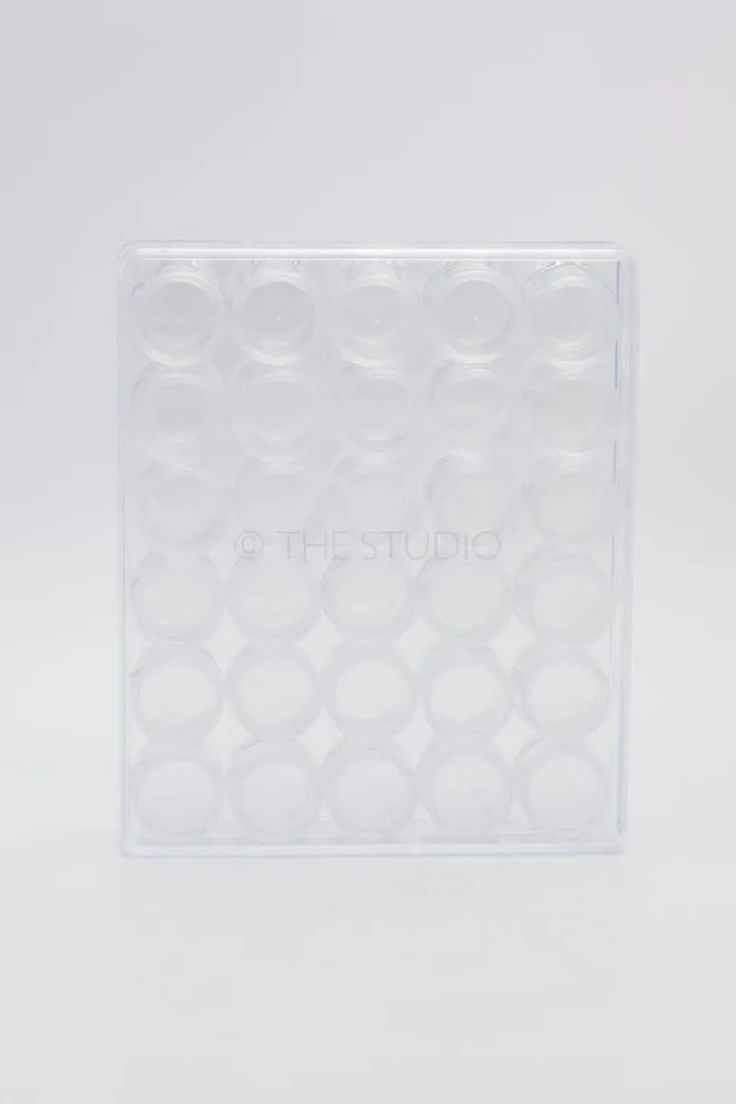 FantaSea - Rhinestone/ Charm Mini Holder Container - 30 piece - 7ml