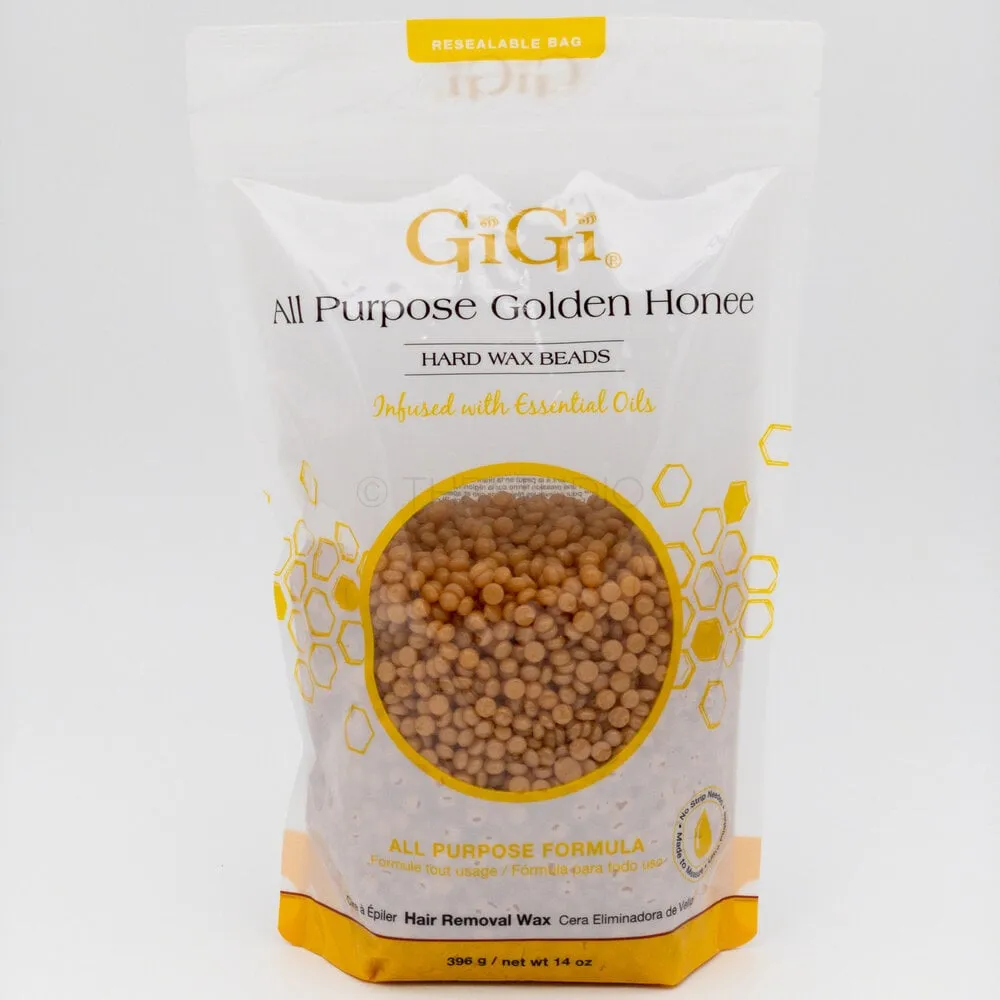GiGi - Hard Wax Beads - All Purpose Golden Honee - 14 oz