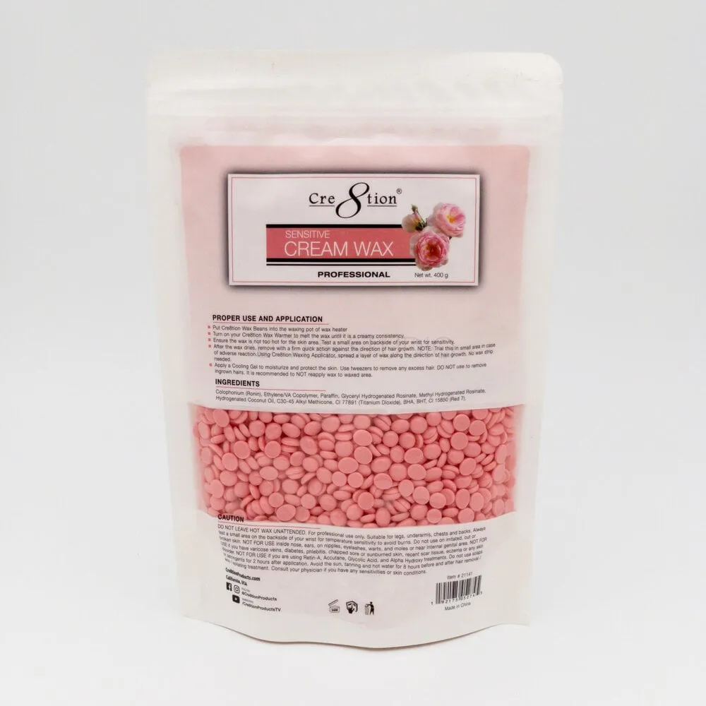 Cre8tion - Hard Wax Beads - Sensitive Cream
