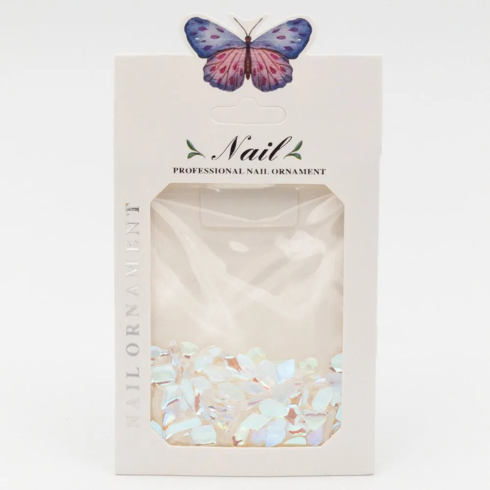 The Studio - Art Pack #284 - Assorted Large Peach Iridescent Rhinestones