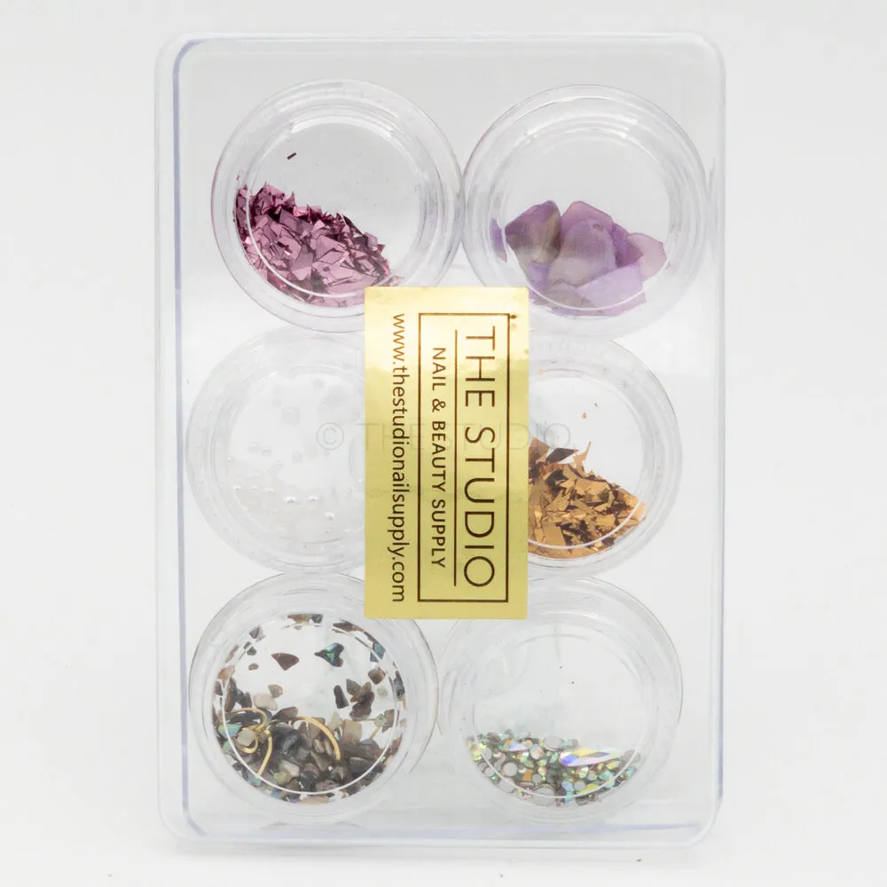 The Studio - Art Pack #103 - Assorted Charms - 6 pcs