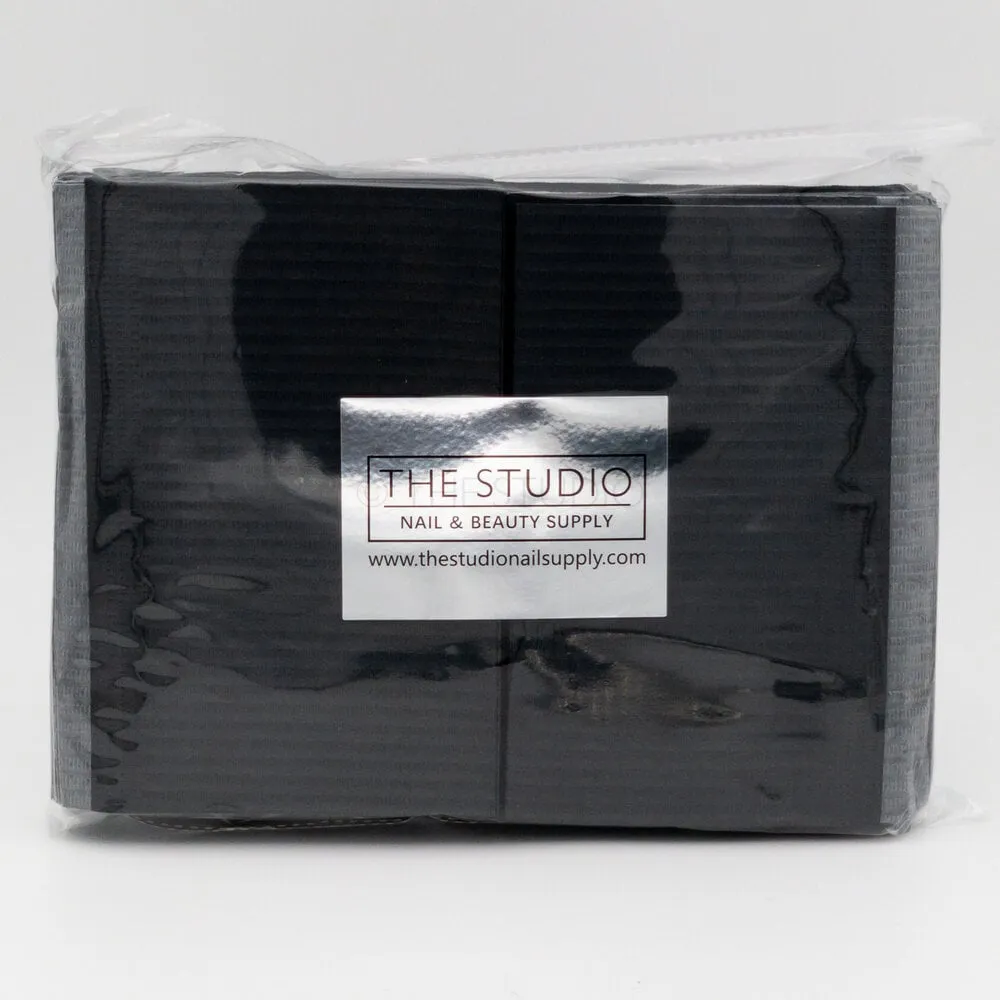 Disposable Towels - Table Liners/ Bibs - Black - 50 ct