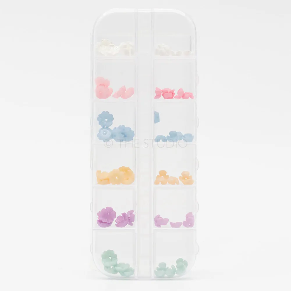 The Studio - Art Pack #294 - Flower Nail Art - 12 pcs