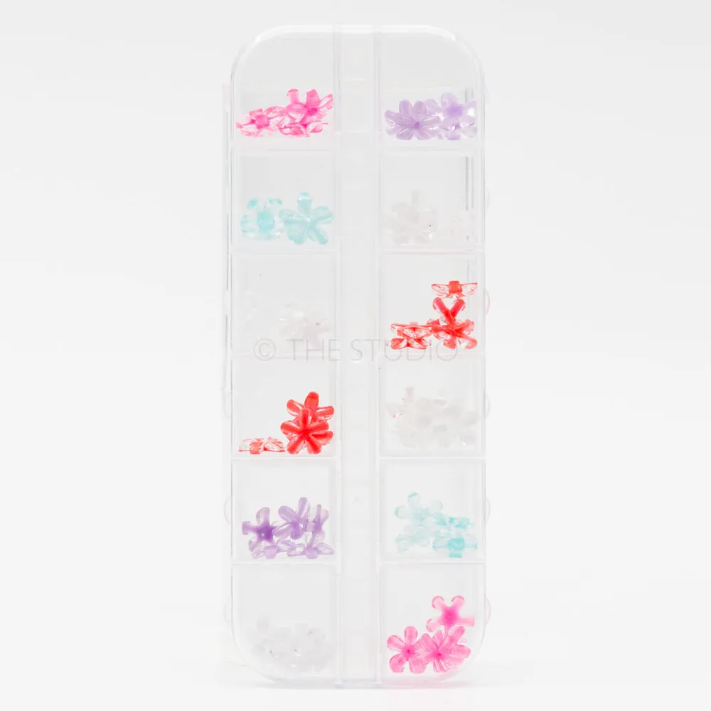The Studio - Art pack #291 - Flower Nail Art - 12pc