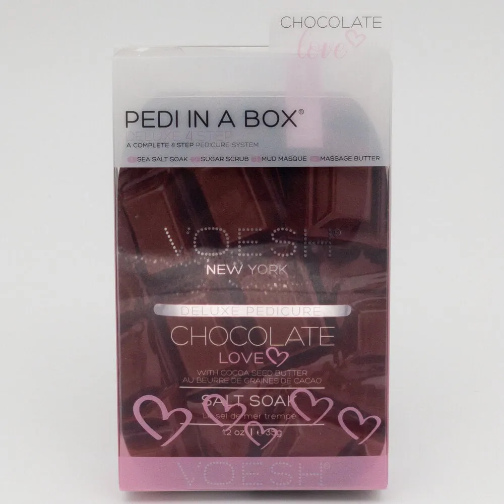 Voesh - 4 step - Pedi In A Box - Chocolate Love - 1 ct