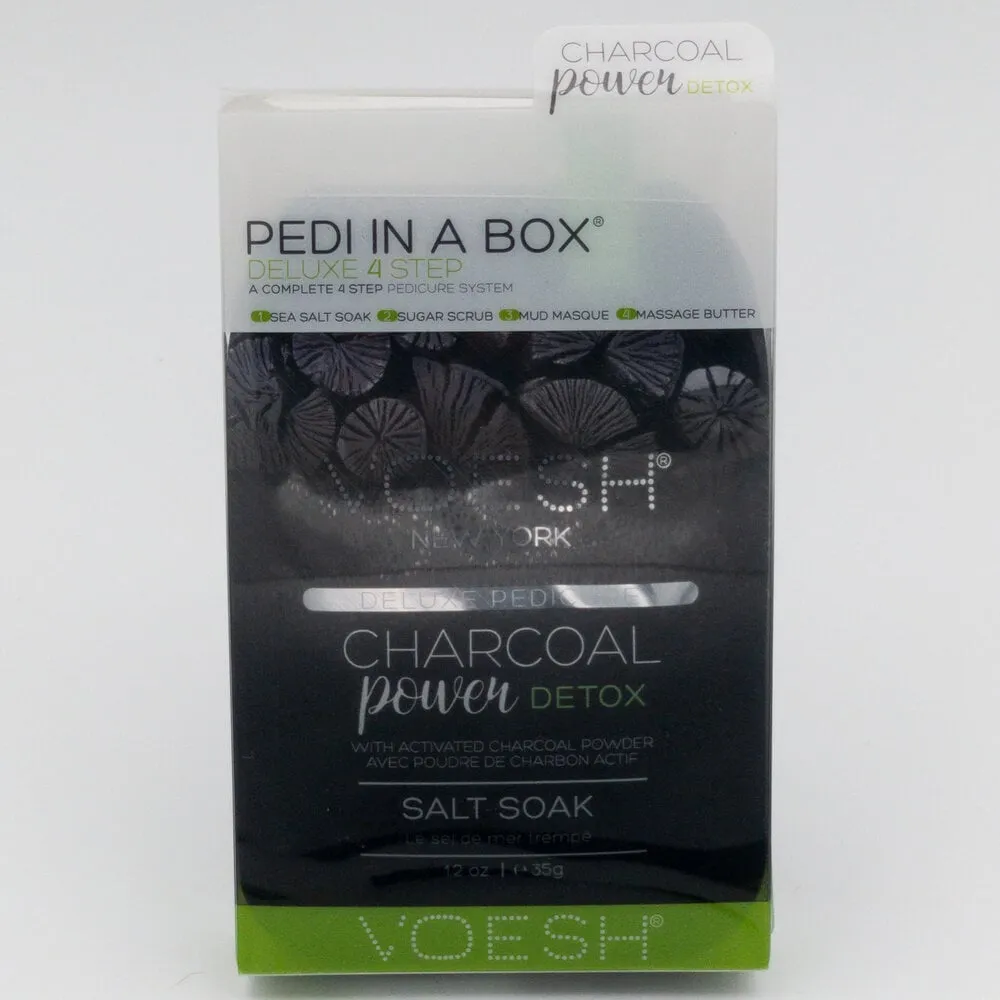 Voesh - 4 step - Pedi In A Box - Charcoal Power Detox - 1 ct