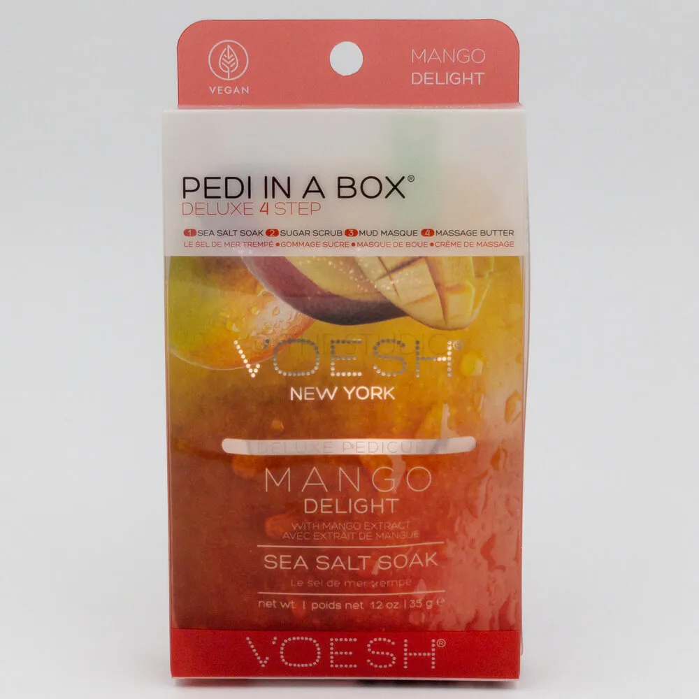 Voesh - 4 step - Pedi In A Box - Mango Delight - 1 ct
