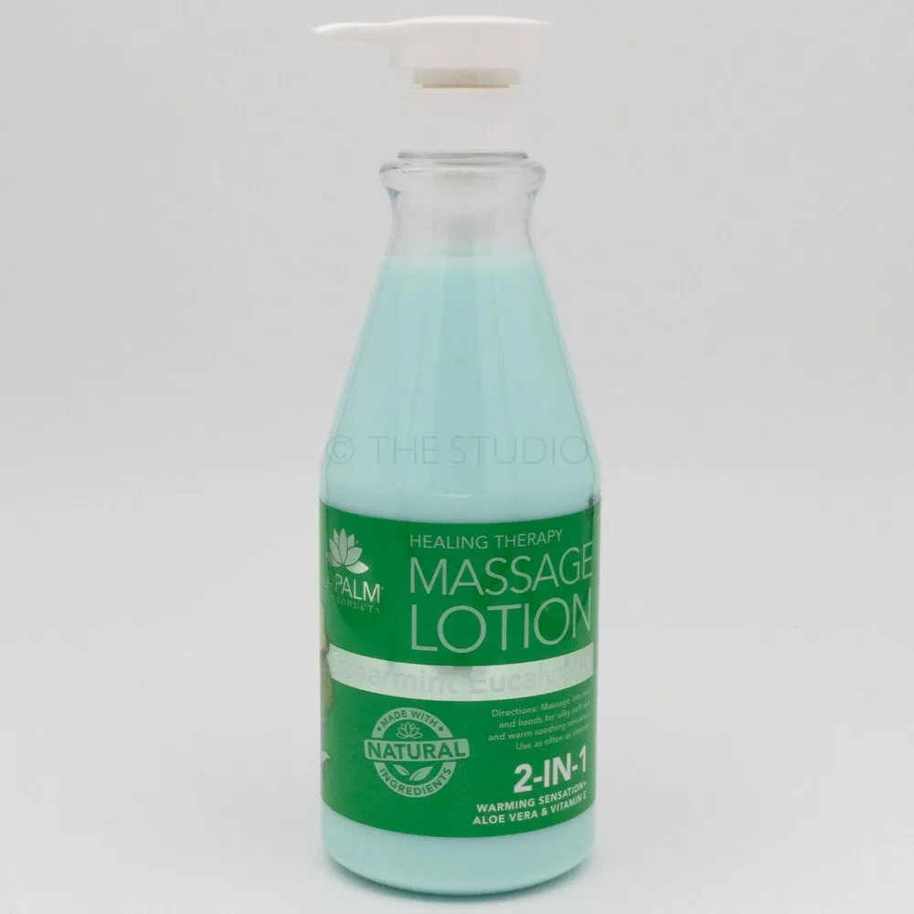 La Palm - Massage Lotion - 24 oz - Spearmint Eucalyptus