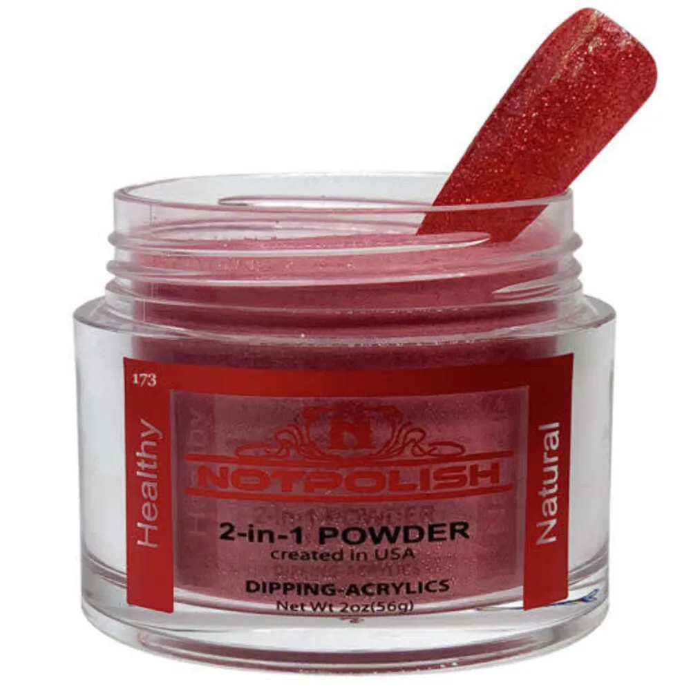 NotPolish - OG 173 Rose Sparkle - AIO Powder - 2 oz