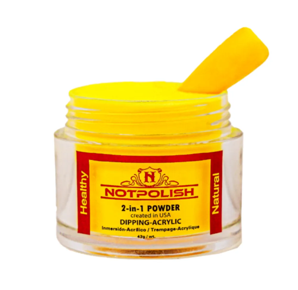 NotPolish - M 104 Yellow Mamba - AIO Powder - 2 oz