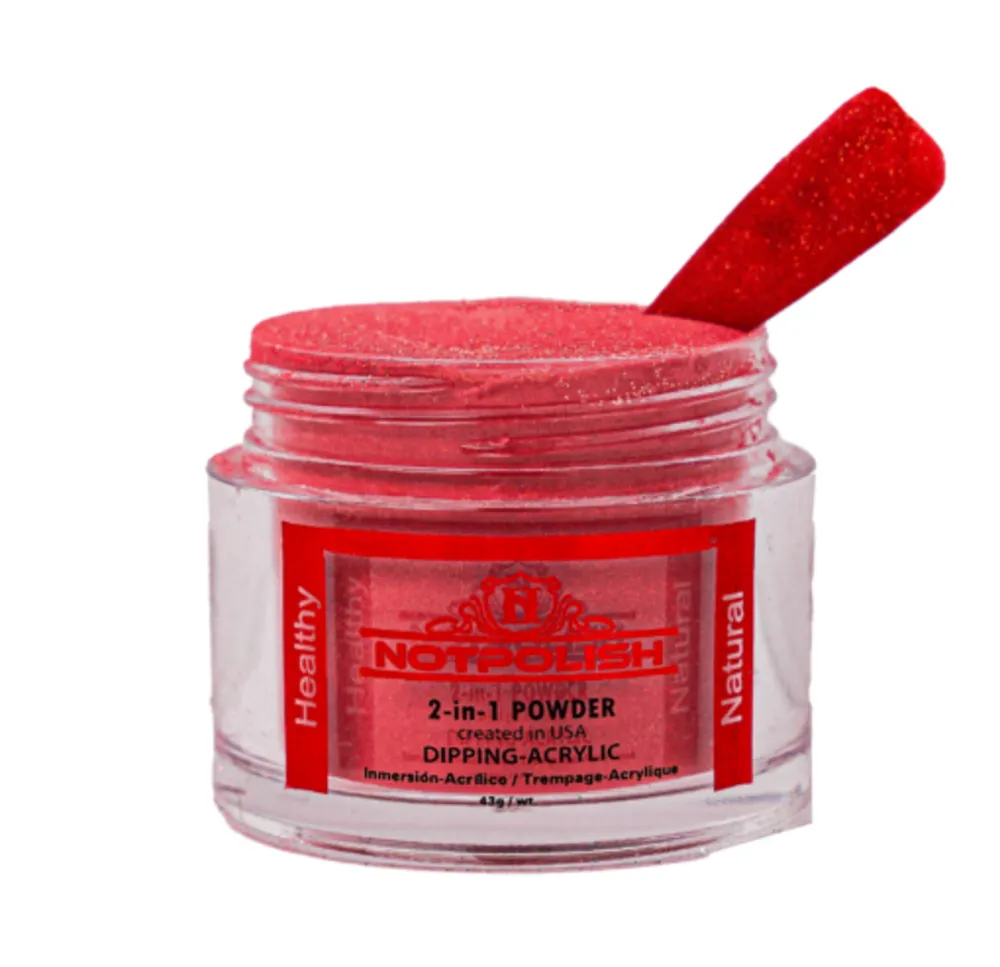 NotPolish - M 082 Hot Tamale - AIO Powder - 2 oz