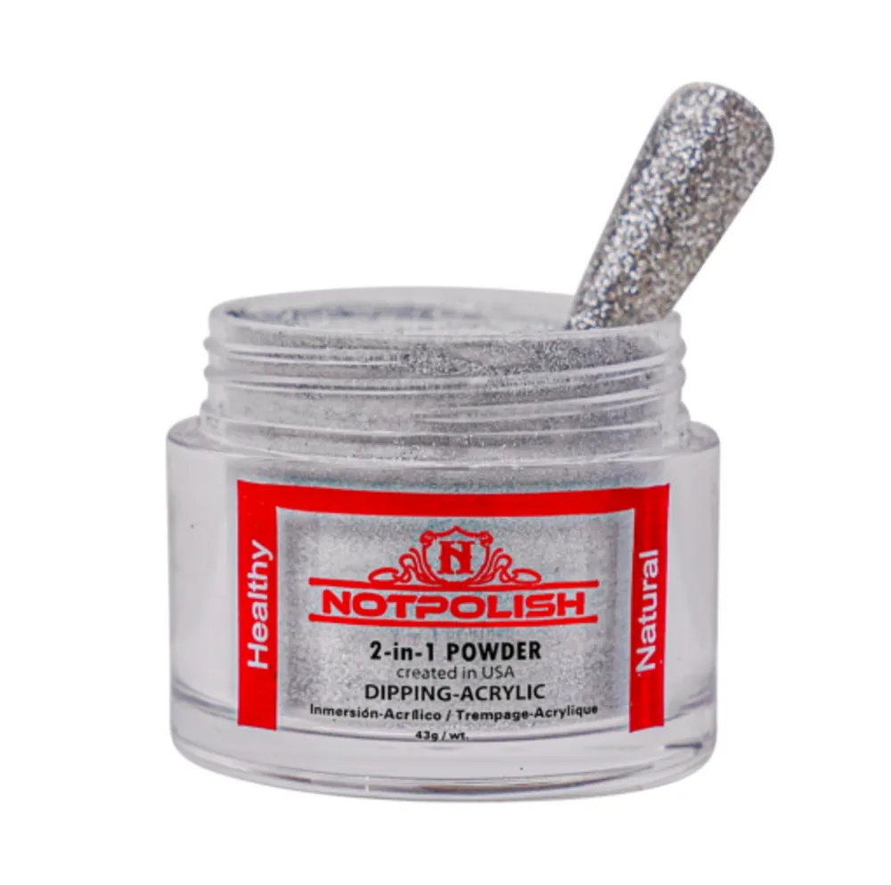 NotPolish - M 027 Silver Star - AIO Powder - 2 oz