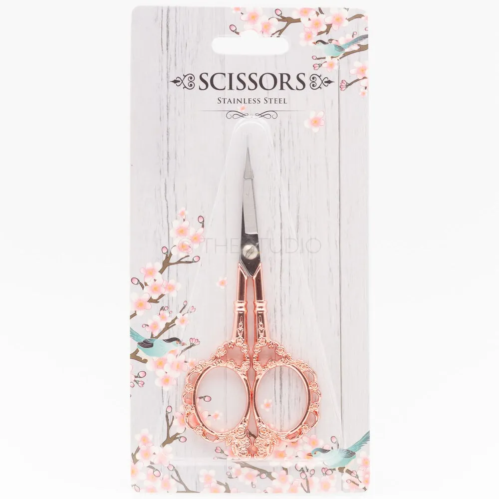 European Classical Scissors - Rose Gold