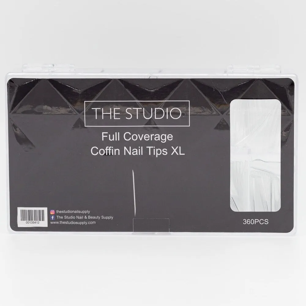 The Studio - Tip Box - Full Cover - Coffin Clear