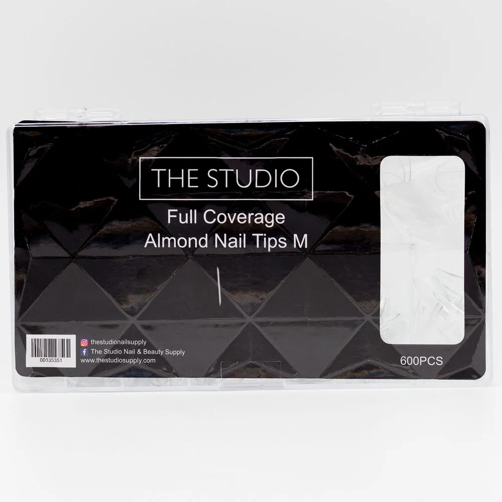 The Studio - Tip Box - Full Cover - Almond Clear