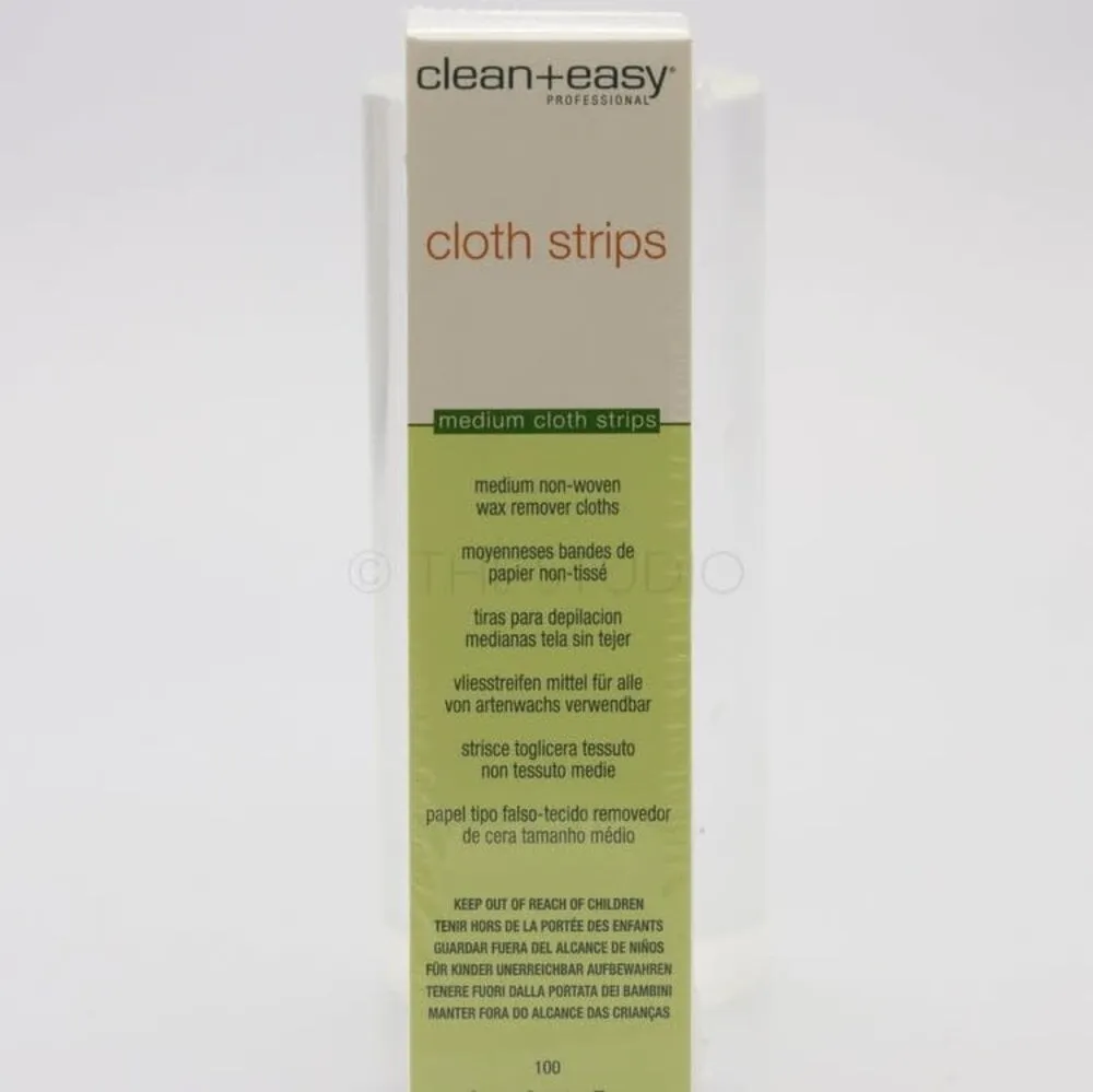 Clean + Easy - Cloth Strips - Medium - 100 count