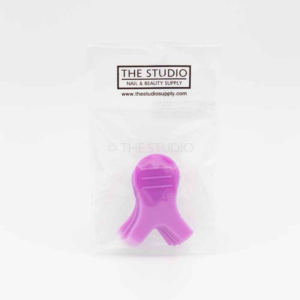 The Studio - Y Shape Eyelash Brush - 5 ct - Purple