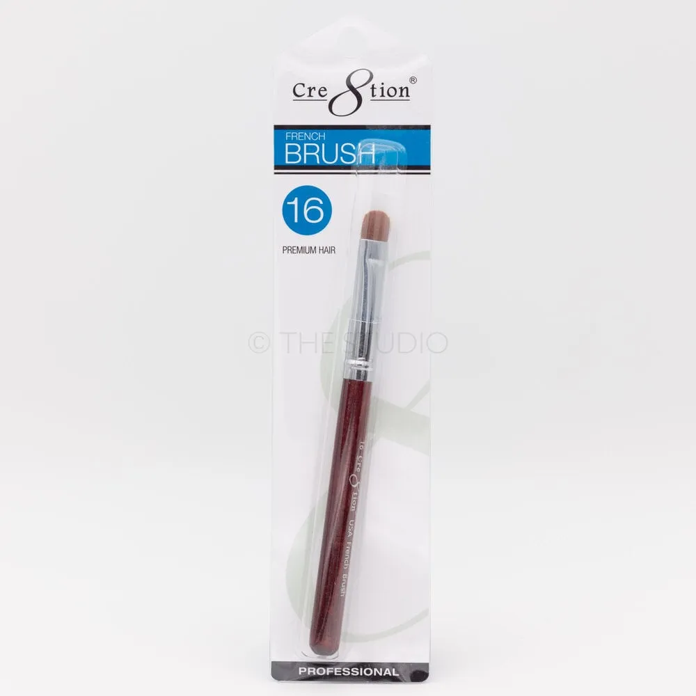 Cre8tion - French Brush - Wood - #16 - 12145