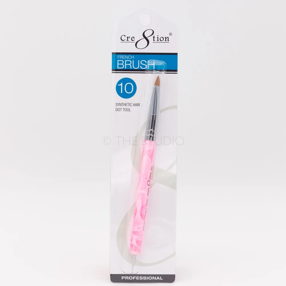 Cre8tion - French Brush w/ Dotting Tool - #10 Pink - 12125