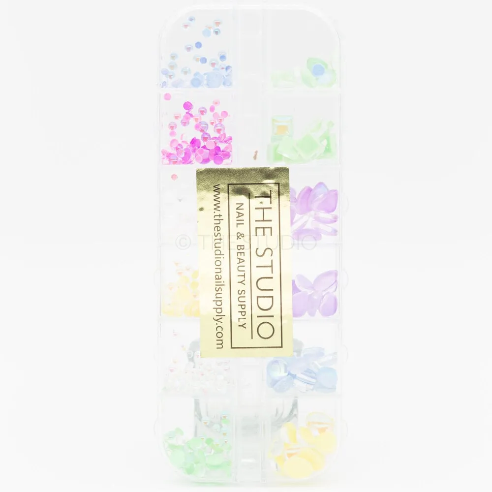 The Studio - Art Pack #341 - Assorted Pastel Rhinestones