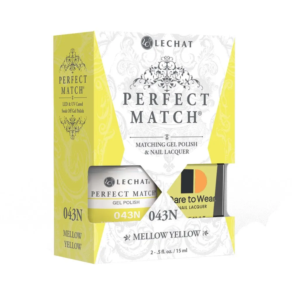 Perfect Match - 043N - DUO Polish - Mellow Yellow