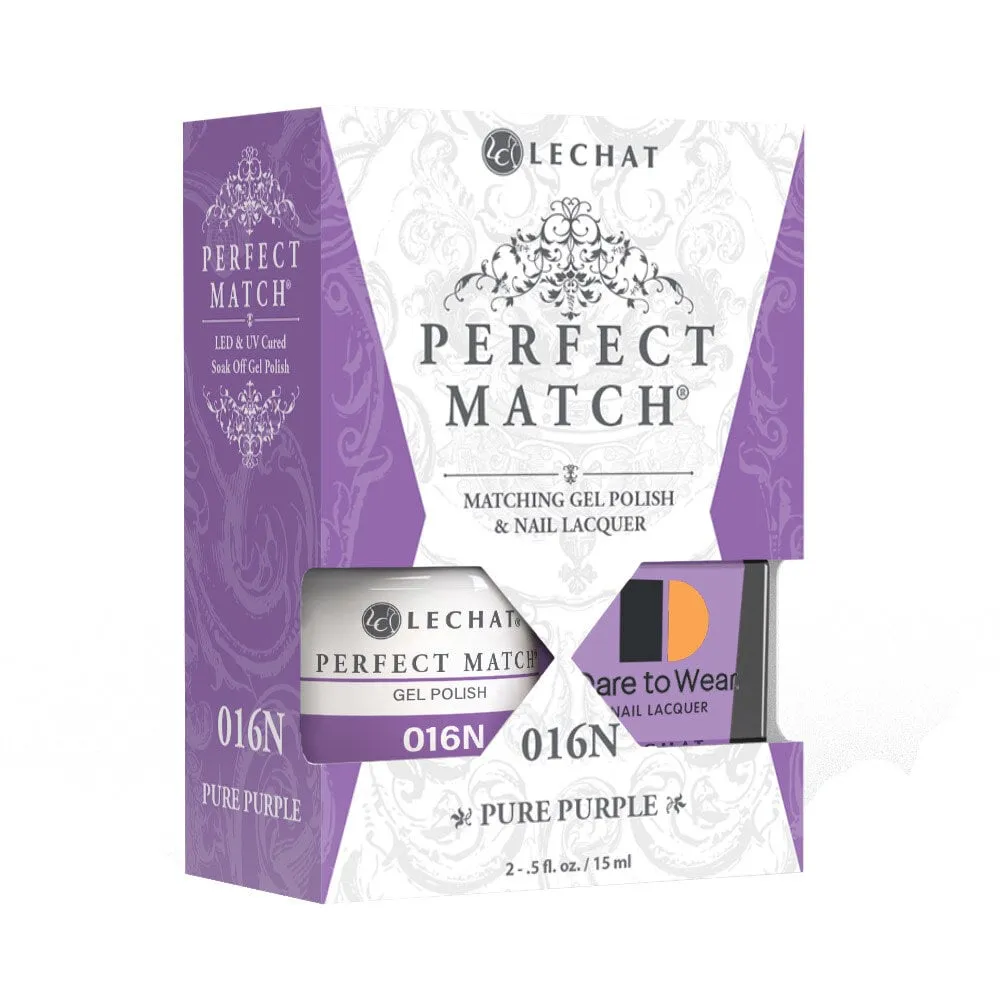 Perfect Match - 016N - DUO Polish - Pure Purple