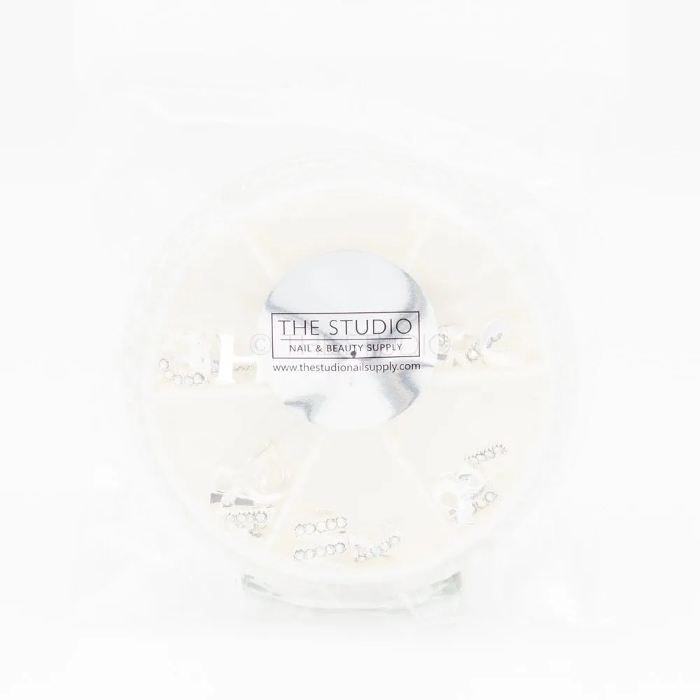 The Studio - Art Pack #383 - Letter Rhinestone - Silver