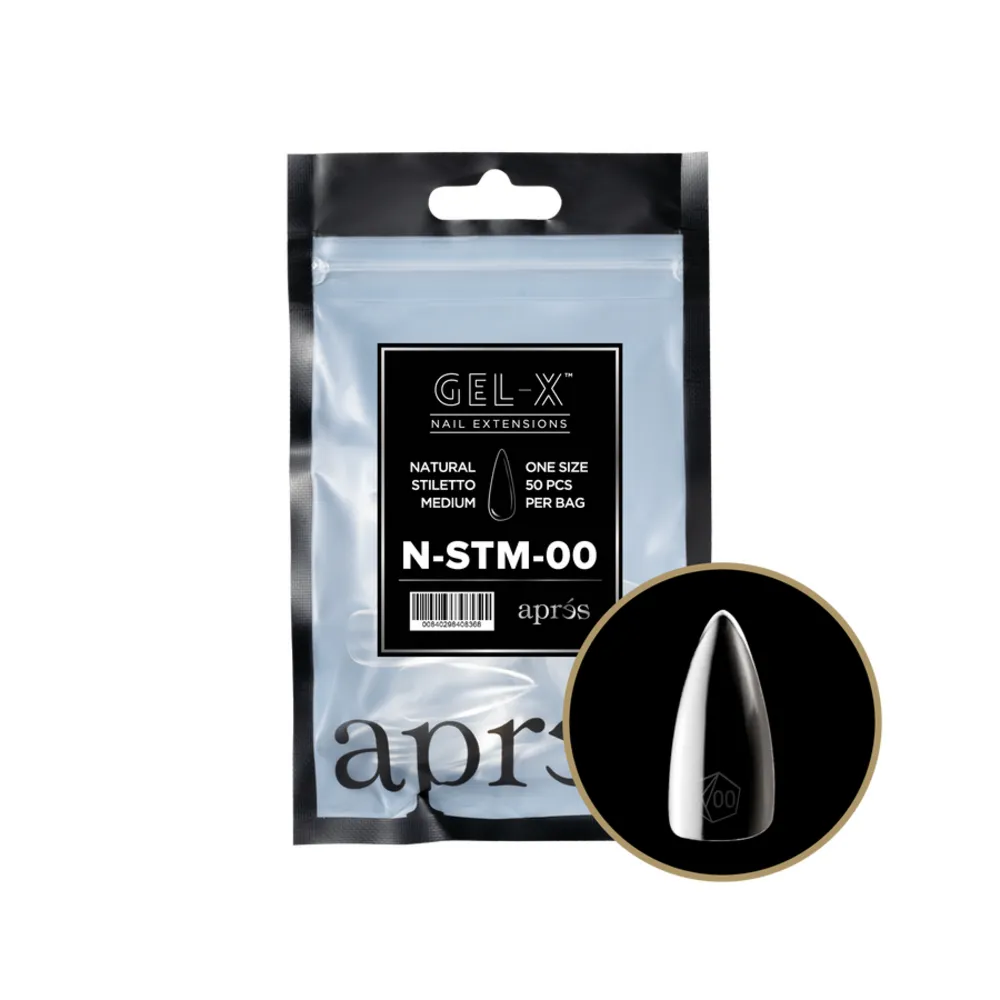 Apres - Refill Bags - Natural - Stiletto Medium - #00