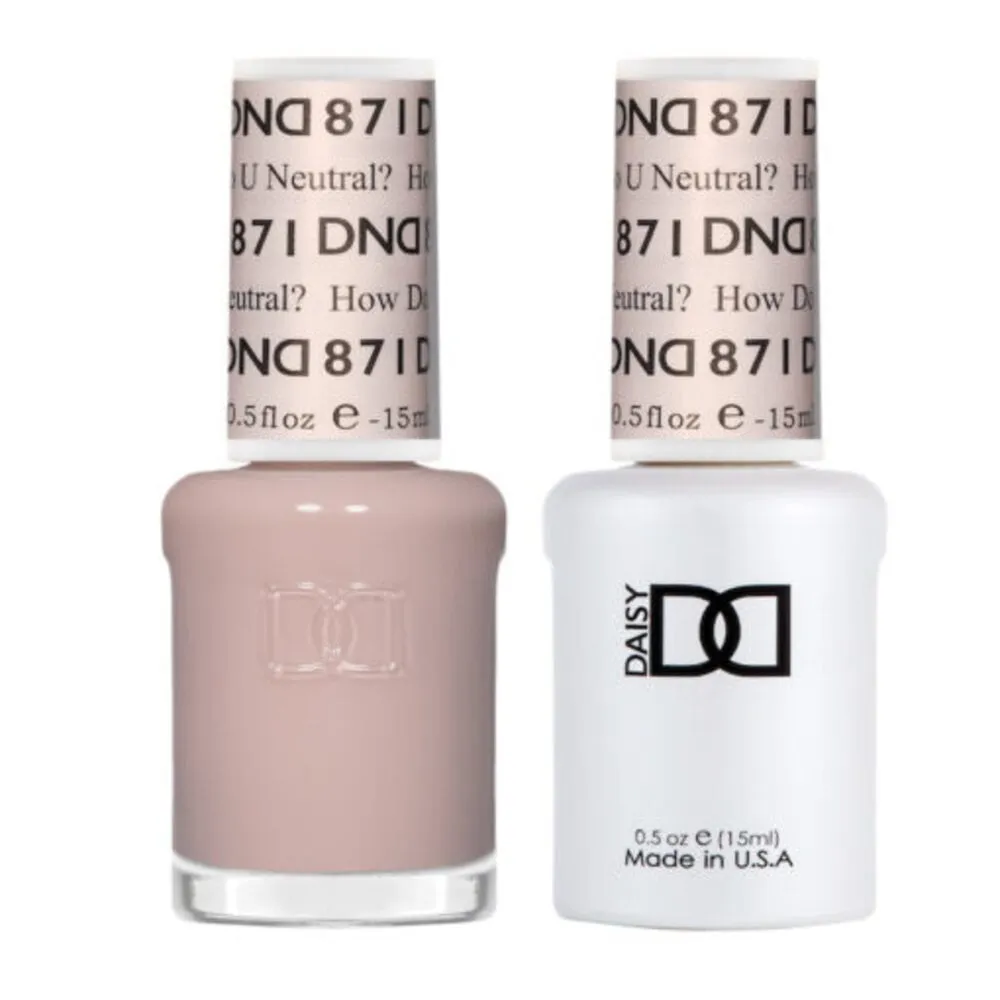 DND - 871 - How Do U Neutral - DUO Polish