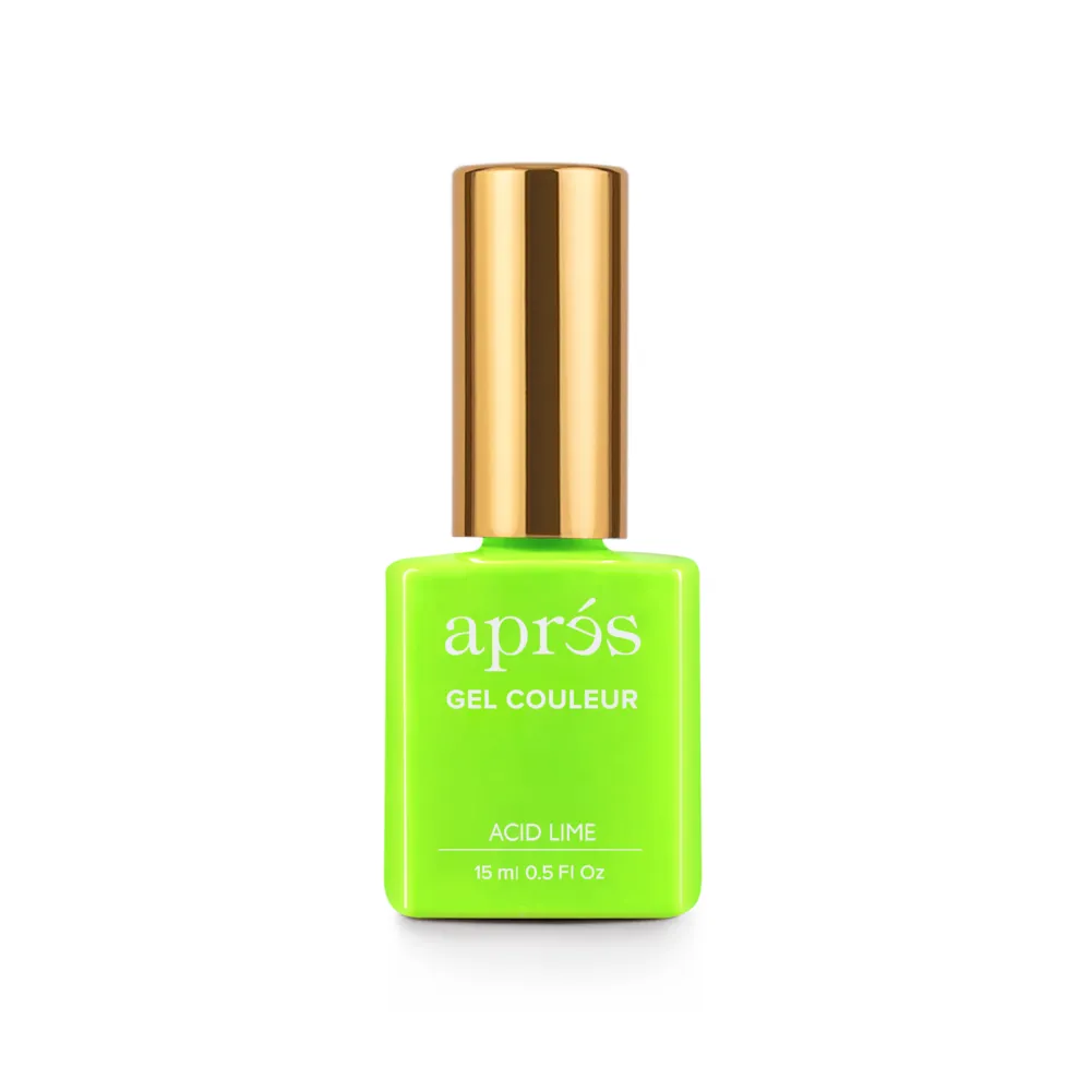 Apres - Gel Couleur - J18 Acid Lime - 0.5 oz