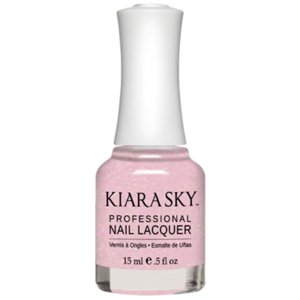 Kiara Sky - 5041 - Lacquer - Pink Stardust - 0.5 oz