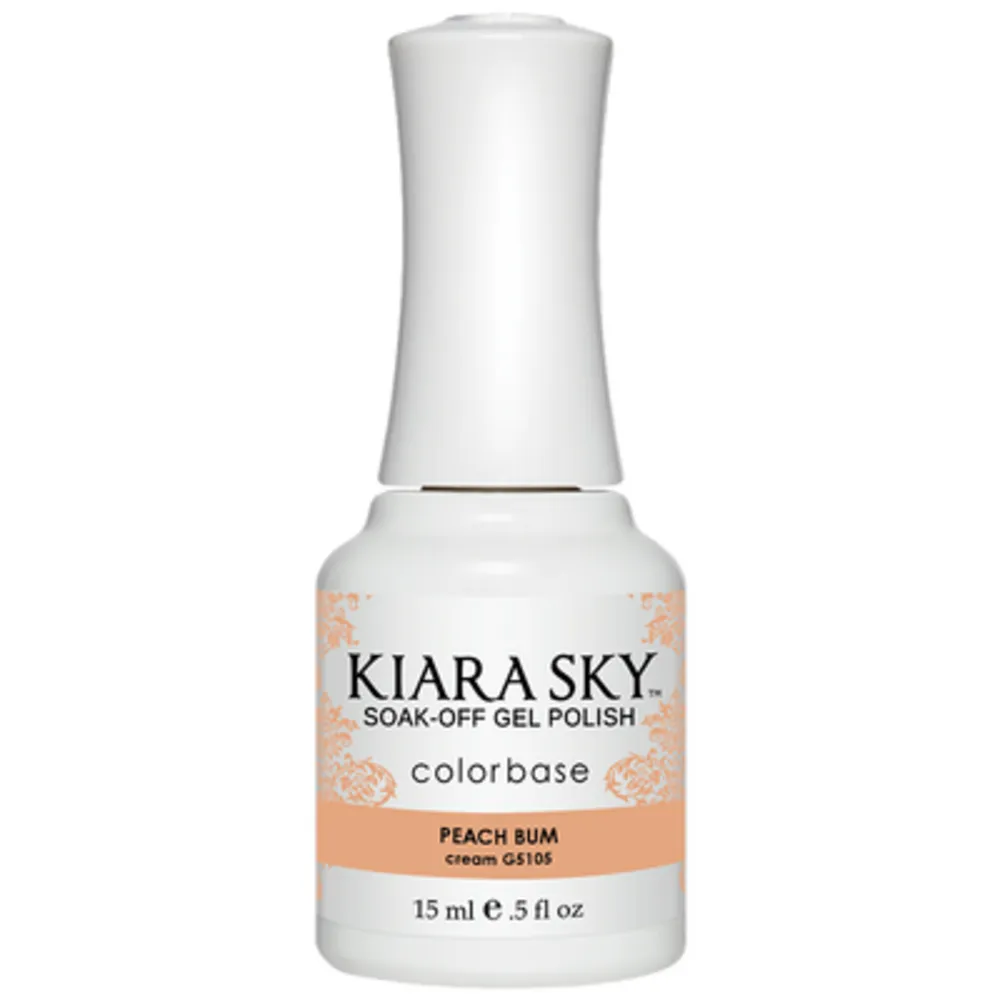 Kiara Sky - 5105 - Gel - Peach Bum - 0.5 oz
