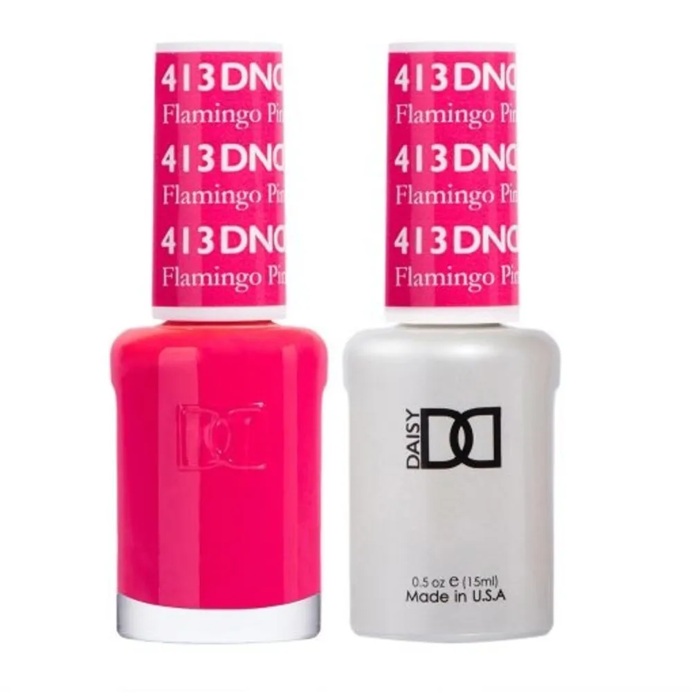 DND - 413 - Flamingo Pink - DUO Polish