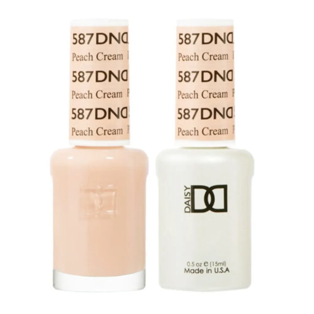 DND - 587 - Peach Cream - DUO Polish